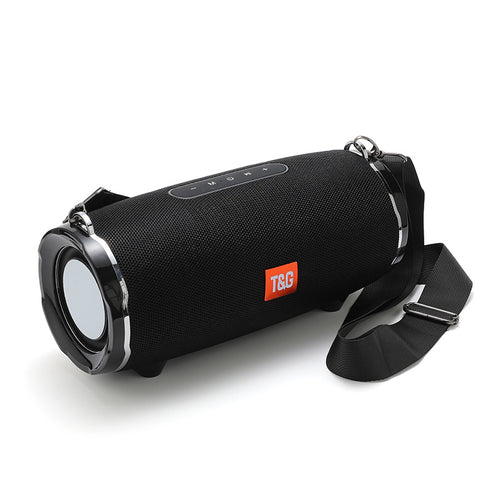 10W Portable Waterproof Bluetooth Speaker — Subwoofer Soundbar with LED & AUX for Outdoor Use